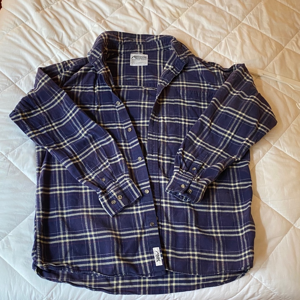 Mountain Khaki Red/Blue Plaid Flannel